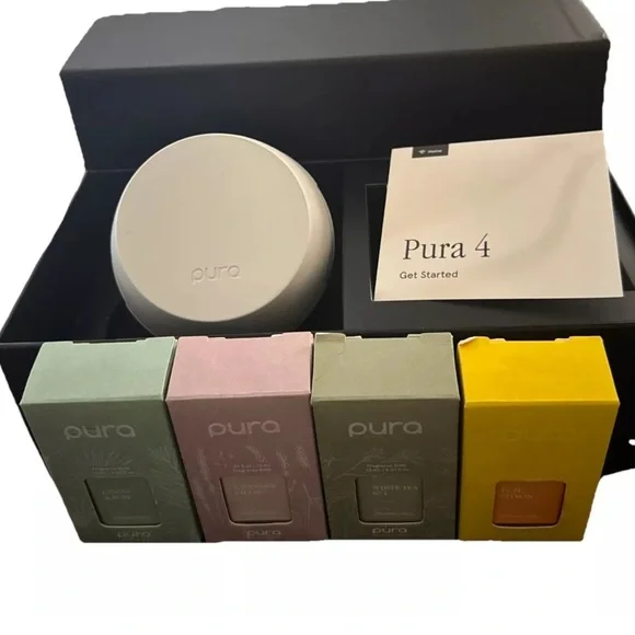 Pura 4 with 4 fragrances Bundle!! Air freshener! Works with Google & Amazon - Picture 2 of 6